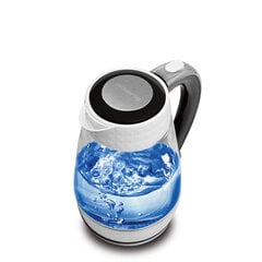 Электрический чайник Polaris PWK 1704CGL Diamond, белый/стекло цена и информация | Электрочайники | 220.lv