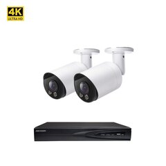 Комплект Hikvision NVR 7604 + 8MP Bullet VAI2085HKW2 цена и информация | Камеры видеонаблюдения | 220.lv