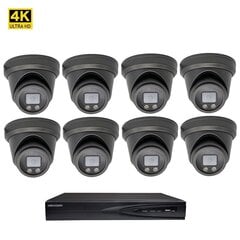 Камера видеонаблюдения 8MP Bullet VAI2346HKB Ночное видение + комплект Hikvision NVR 7608 цена и информация | Камеры видеонаблюдения | 220.lv