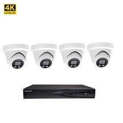 Камера видеонаблюдения 8MP Bullet VAI2385HK Ночное видение + комплект Hikvision NVR 7604 цена и информация | Камеры видеонаблюдения | 220.lv