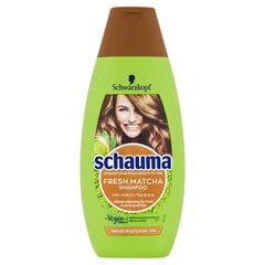 Šampūns taukainām saknēm un sausiem galiem Schwarzkopf Fresh Matcha Szampoo 400 ml цена и информация | Шампуни | 220.lv