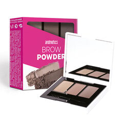 Andmetics Brow Powder трио пудры для бровей цена и информация | Пудры, базы под макияж | 220.lv