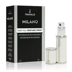 Milano atkārtoti uzpildāms flakons, 5 ml, balts cena un informācija | Travalo Smaržas, kosmētika | 220.lv