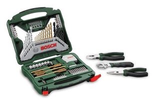 Комплект Bosch X-Line Titanium, 70 шт. цена и информация | Механические инструменты | 220.lv