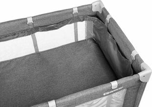 Детская кроватка для путешествий - манеж Caretero Basic Plus, graphite цена и информация | Манежи для детей | 220.lv