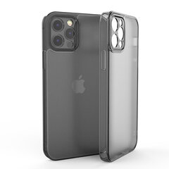 Aizsargvāciņš Matte Black Nightfall Glass case (integrated tempered glass) Soundberry paredzēts Apple iPhone 13 Pro Max melns cena un informācija | Telefonu vāciņi, maciņi | 220.lv