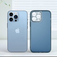 Aizsargvāciņš Matte Blue Skyfall Glass case (integrated tempered glass) Soundberry paredzēts Apple iPhone 13 zils cena un informācija | Telefonu vāciņi, maciņi | 220.lv