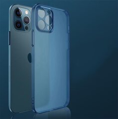 Aizsargvāciņš Matte Blue Skyfall Glass case (integrated tempered glass) Soundberry paredzēts Apple iPhone 12 Pro zils cena un informācija | Telefonu vāciņi, maciņi | 220.lv