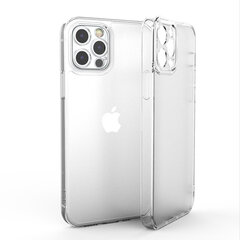 Matte White Waterfall Glass case (integrated tempered glass) Soundberry Apple iPhone 12 Pro white цена и информация | Чехлы для телефонов | 220.lv