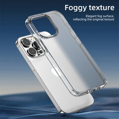 Matte White Waterfall Glass case (integrated tempered glass) Soundberry Apple iPhone 13  Pro Max transparent цена и информация | Чехлы для телефонов | 220.lv