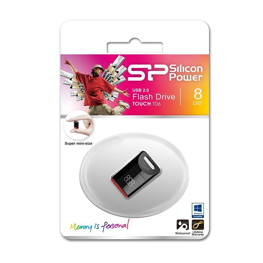Silicon Power Touch T06 8GB 2.0 cena un informācija | USB Atmiņas kartes | 220.lv