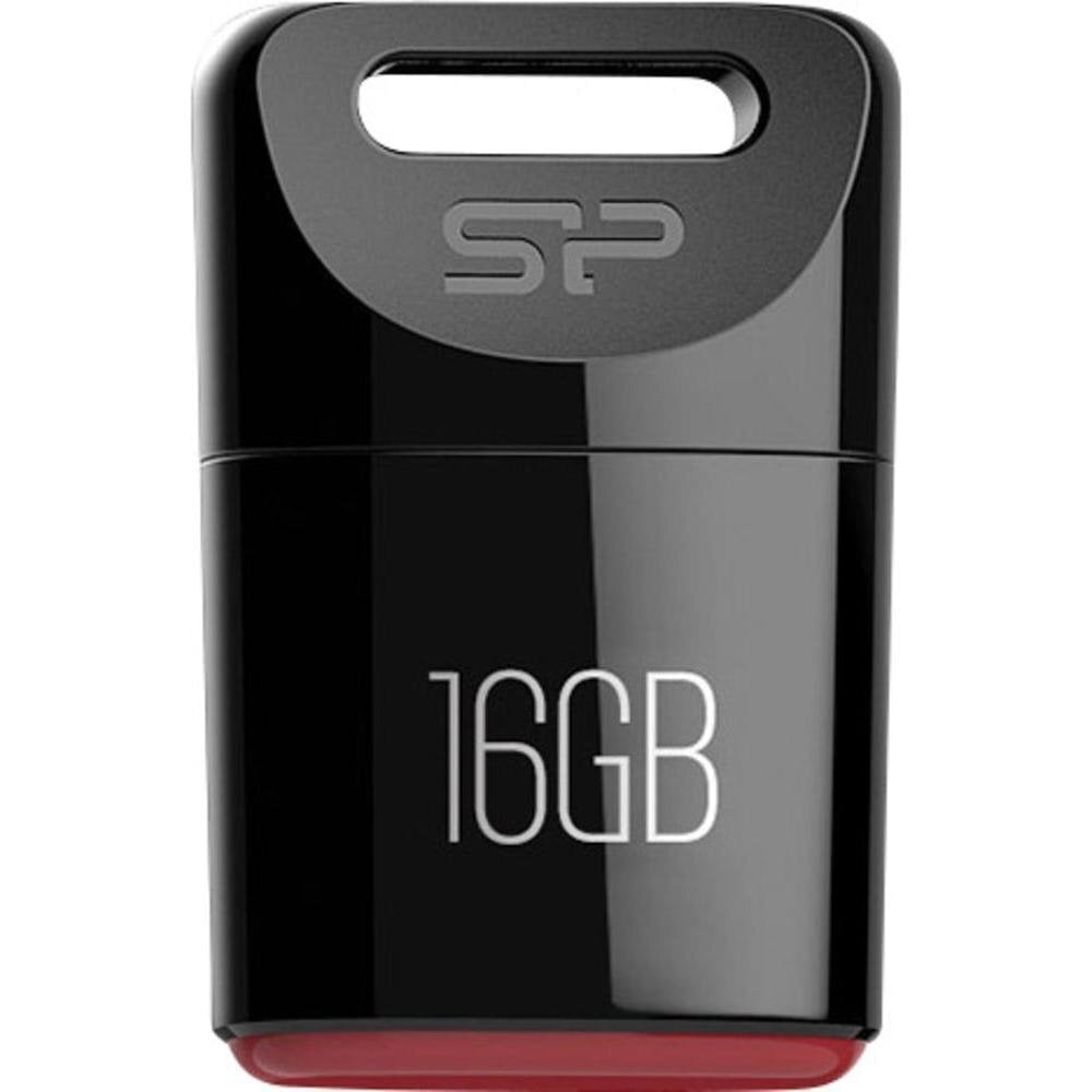 Silicon Power Touch T06 16GB 2.0, Melna цена и информация | USB Atmiņas kartes | 220.lv