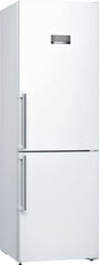Bosch KGN367WEQ ledusskapis ar saldētavu, 186 cm NoFrost, balts цена и информация | Холодильники | 220.lv