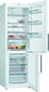 Bosch KGN367WEQ ledusskapis ar saldētavu, 186 cm NoFrost, balts cena un informācija | Ledusskapji | 220.lv