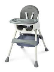 Стульчик для кормления Caretero Bill 2in1, grey цена и информация | Стульчики для кормления | 220.lv