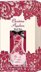 Christina Aguilera Red Sin EDP для женщин 15 мл цена и информация | Женские духи | 220.lv