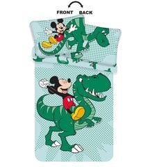 Gultas veļas komplekts Mickey dino baby, 100 x 135 cm + 1 spilvendrāna 40 x 60 cm cena un informācija | Bērnu gultas veļa | 220.lv