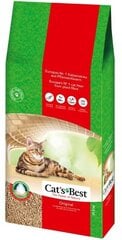 Комкующийся натуральный наполнитель для кошачьего туалета Cat's Best Okoplus 40 л цена и информация | Наполнители для туалета | 220.lv