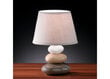 Galda lampa Pibe, brūna/krēma toņa/pelēcīgi brūna, 40 W cena un informācija | Galda lampas | 220.lv