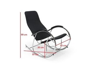 Кресло-качалка Halmar Ben, коричневый цена и информация | скамейка со столиком | 220.lv
