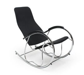 Šūpuļkrēsls Halmar Ben II, melns cena un informācija | Atpūtas krēsli | 220.lv