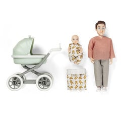 Мужская фигура с коляской и малышом Lundby цена и информация | Игрушки для девочек | 220.lv