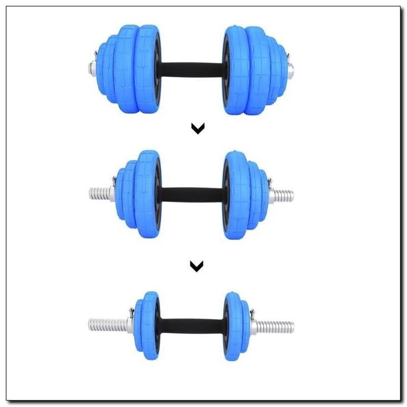 Maināma svara hanteļu komplekts HMS SGG30BAR, 30 kg cena un informācija | Svari, hanteles, stieņi | 220.lv