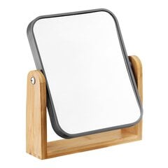 Прямоугольное зеркало Jotta с бамбуковой подставкой цена и информация | Зеркала | 220.lv