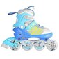 Regulējama izmēra skrituļslidas - slidas Nils Extreme NH18192 4in1, zilas cena un informācija | Skrituļslidas | 220.lv