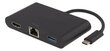 Adapteris Deltaco USBC-1267, USB-C/HDMI/RJ-45/USB-A цена и информация | Adapteri un USB centrmezgli | 220.lv