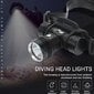 LED galvas lukturis BORUiT YHX-1362, niršanai līdz 60 m zem ūdens цена и информация | Lukturi | 220.lv