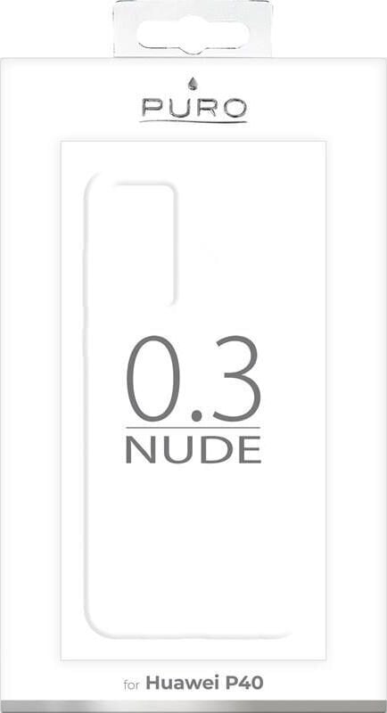 Puro Cover 03 Nude, paredzēts Huawei P40, caurspīdīgs cena un informācija | Telefonu vāciņi, maciņi | 220.lv