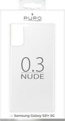 Puro 03 Nude, piemērots Samsung Galaxy S21+, caurspīdīgs цена и информация | Чехлы для телефонов | 220.lv