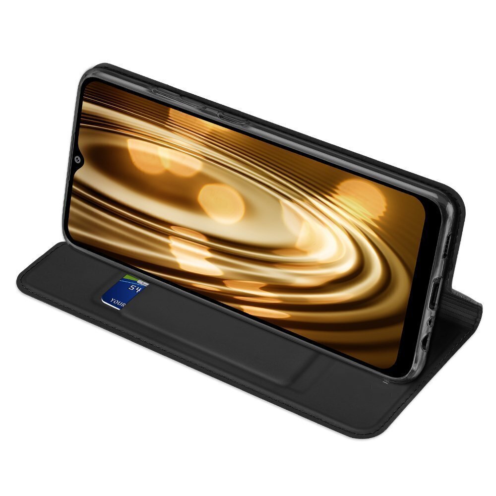 Dux Ducis magnet grāmatveida maks telefonam Samsung A025 Galaxy A02S melns cena un informācija | Telefonu vāciņi, maciņi | 220.lv