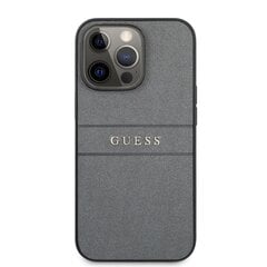 GUHCP13LPSASBGR Guess PU Leather Saffiano Case for iPhone 13 Pro Grey цена и информация | Чехлы для телефонов | 220.lv