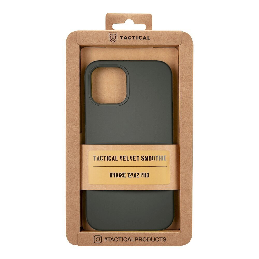 Tactical Velvet Smoothie Cover, paredzēts Apple iPhone 12/12 Pro Bazooka cena un informācija | Telefonu vāciņi, maciņi | 220.lv