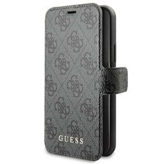 Чехол-книжка Guess 4G для iPhone 11, серый GUFLBKSN614GG  цена и информация | Чехлы для телефонов | 220.lv