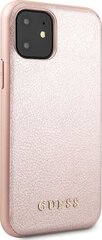 GUHCN61IGLRG Guess Iridescent Cover, paredzēts iPhone 11 Rose cena un informācija | Telefonu vāciņi, maciņi | 220.lv