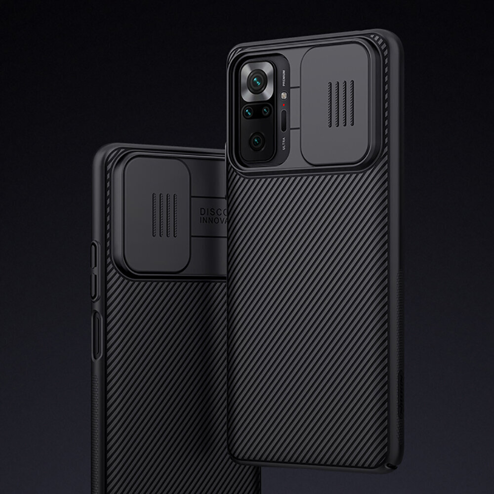 Nillkin CamShield Hard Case, paredzēts Xiaomi Redmi Note 10 Pro Black cena un informācija | Telefonu vāciņi, maciņi | 220.lv