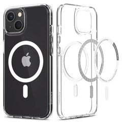 SPIGEN Ultra Hybrid Mag izturīgs silikona aizsargapvalks Apple iPhone 13 Mini caurspīdīgs cena un informācija | Telefonu vāciņi, maciņi | 220.lv