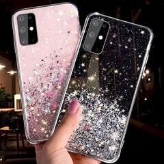 Fusion glue glitter silikona aizsargapvalks Apple iPhone 13 Pro Max melns цена и информация | Чехлы для телефонов | 220.lv