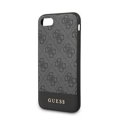 GUHCI8G4GLGR Guess 4G Stripe Cover, paredzēts iPhone 7/8/SE2020 Grey цена и информация | Чехлы для телефонов | 220.lv