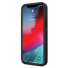 GUHCP12MPU4GHBK Guess 4G Triangle Cover, paredzēts iPhone 12/12 Pro 6.1 Grey cena un informācija | Telefonu vāciņi, maciņi | 220.lv