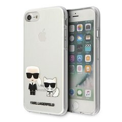 Блестящий чехол Karl Lagerfeld для iPhone 7/8 Plus, прозрачный KLHCI8LCKTR  цена и информация | Чехлы для телефонов | 220.lv