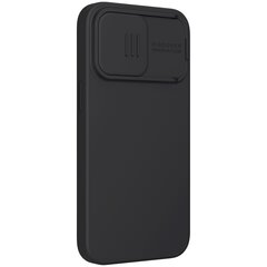 Nillkin CamShield Silky Silicone Case, paredzēts iPhone 13 Pro Black cena un informācija | Telefonu vāciņi, maciņi | 220.lv