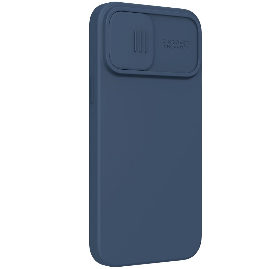 Nillkin CamShield Silky Silicone Case, paredzēts iPhone 13 Pro Max Blue цена и информация | Telefonu vāciņi, maciņi | 220.lv