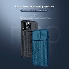 Nillkin CamShield Pro Hard Case, paredzēts iPhone 13 Pro Black cena un informācija | Nillkin Mobilie telefoni, planšetdatori, Foto | 220.lv