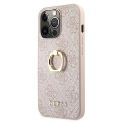 GUHCP13L4GMRPI Guess PU 4G Ring Case, paredzēts iPhone 13 Pro Pink cena un informācija | Telefonu vāciņi, maciņi | 220.lv