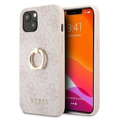 GUHCP13S4GMRPI Guess PU 4G Ring Case, paredzēts iPhone 13 Mini Pink cena un informācija | Telefonu vāciņi, maciņi | 220.lv