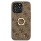 GUHCP13X4GMRBR Guess PU 4G Ring Case, paredzēts iPhone 13 Pro Max Brown cena un informācija | Telefonu vāciņi, maciņi | 220.lv